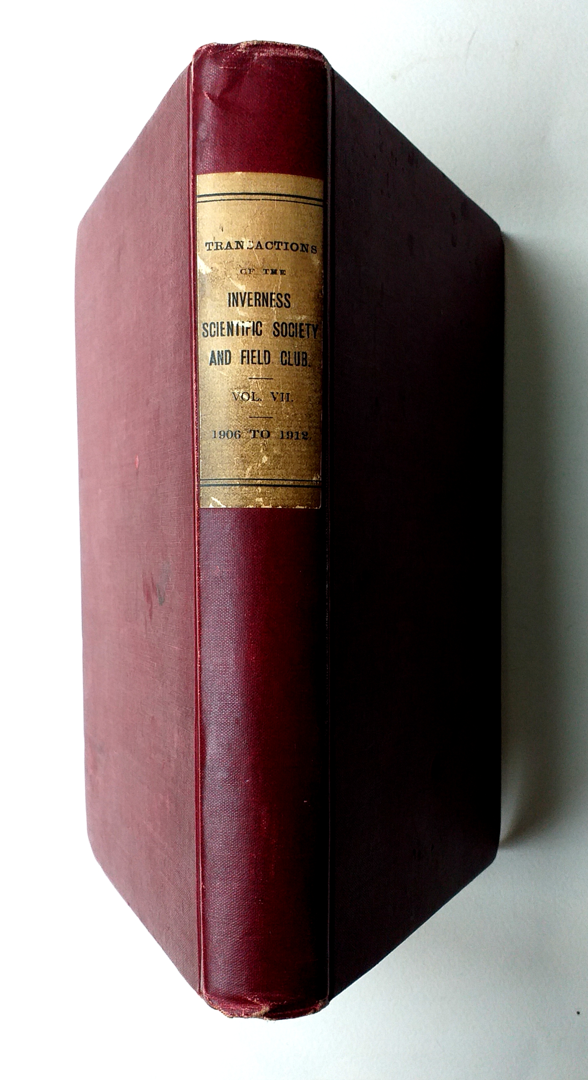 Transactions of the Inverness Scientific Society and Field Club, Volume VII. 1906 to 1912
