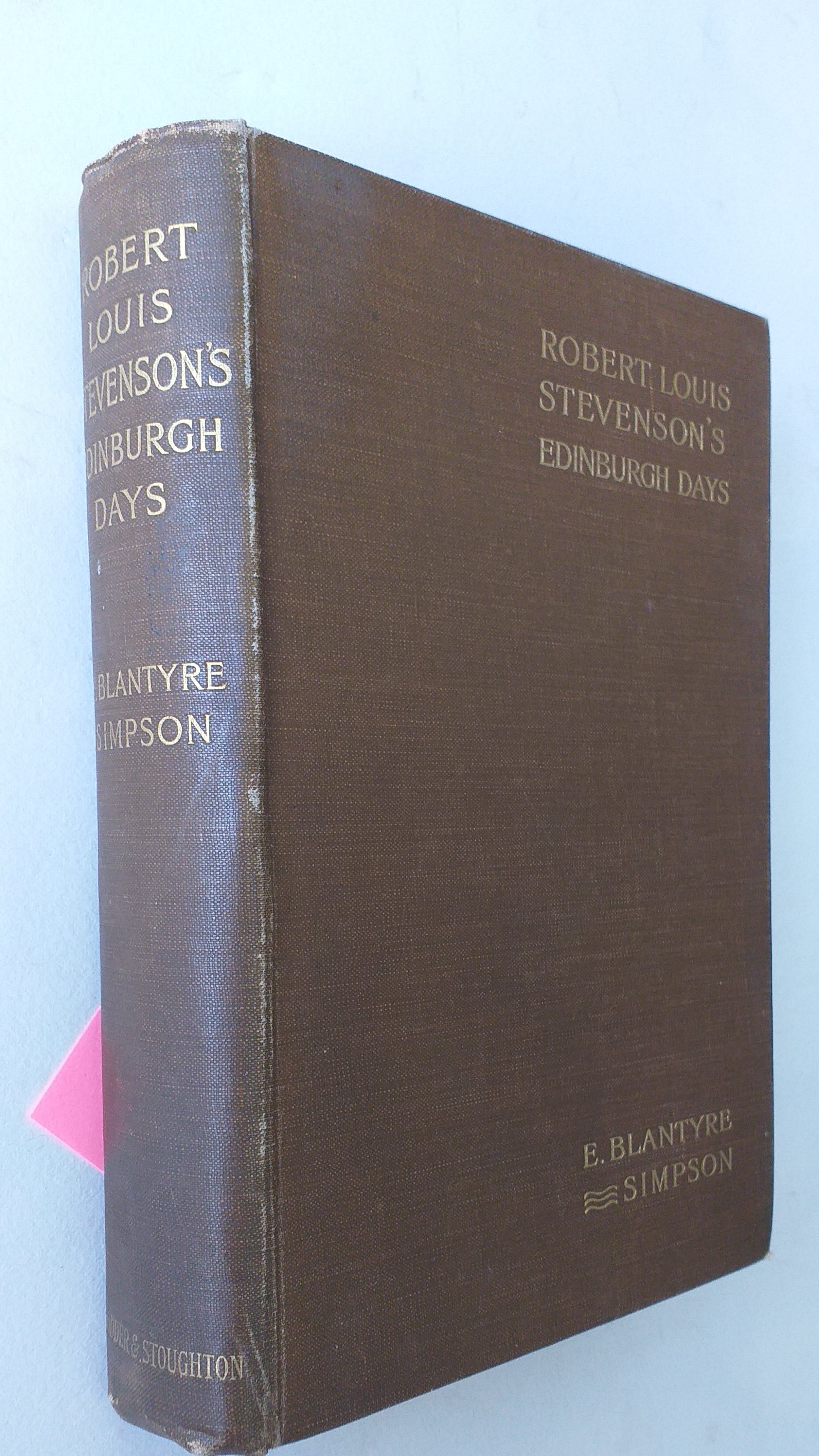 Robert Louis Stevenson's Edinburgh Days