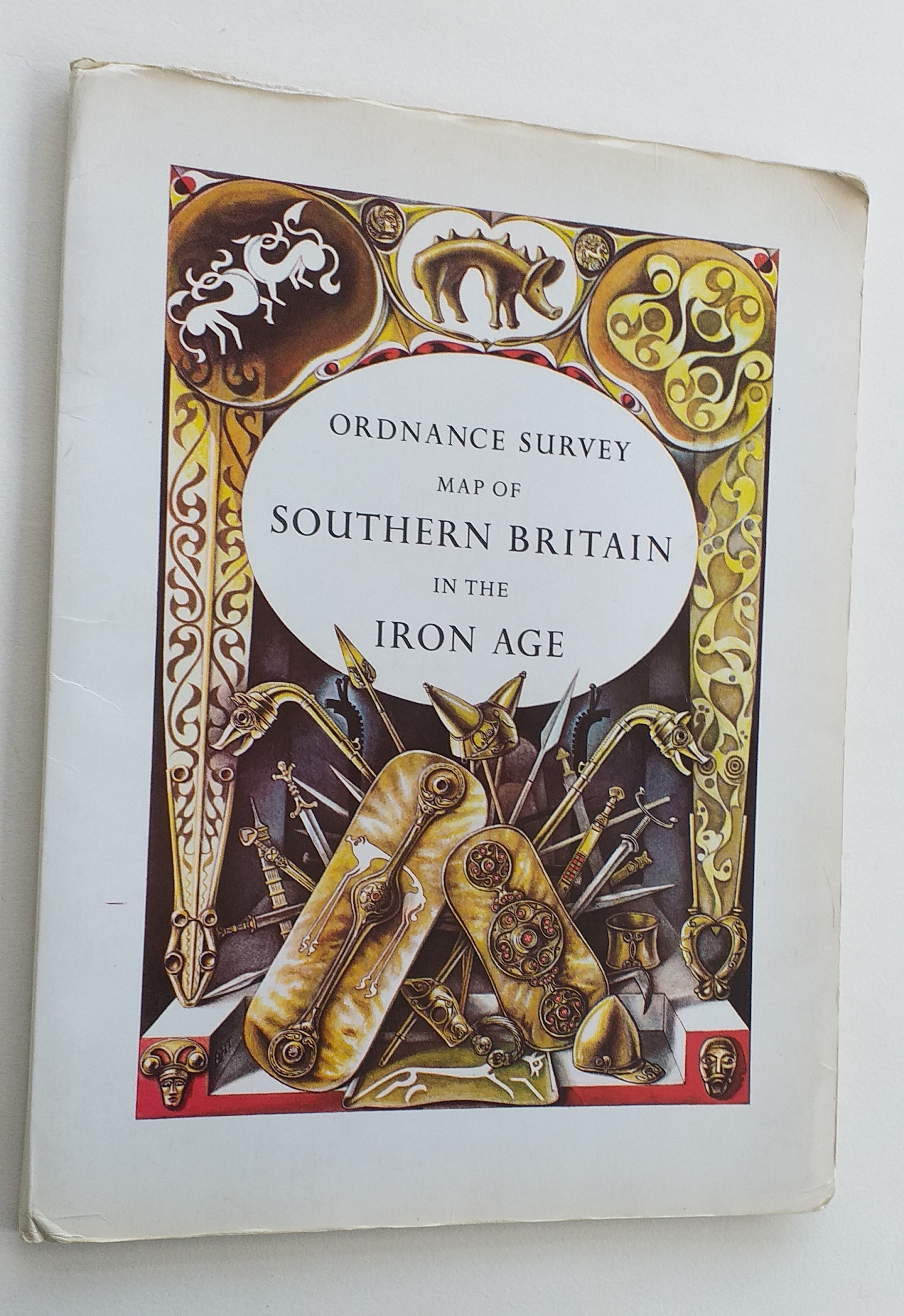 Map of Southern Britain in the Iron Age (scale 1:625,000, about 10 miles to one inch)