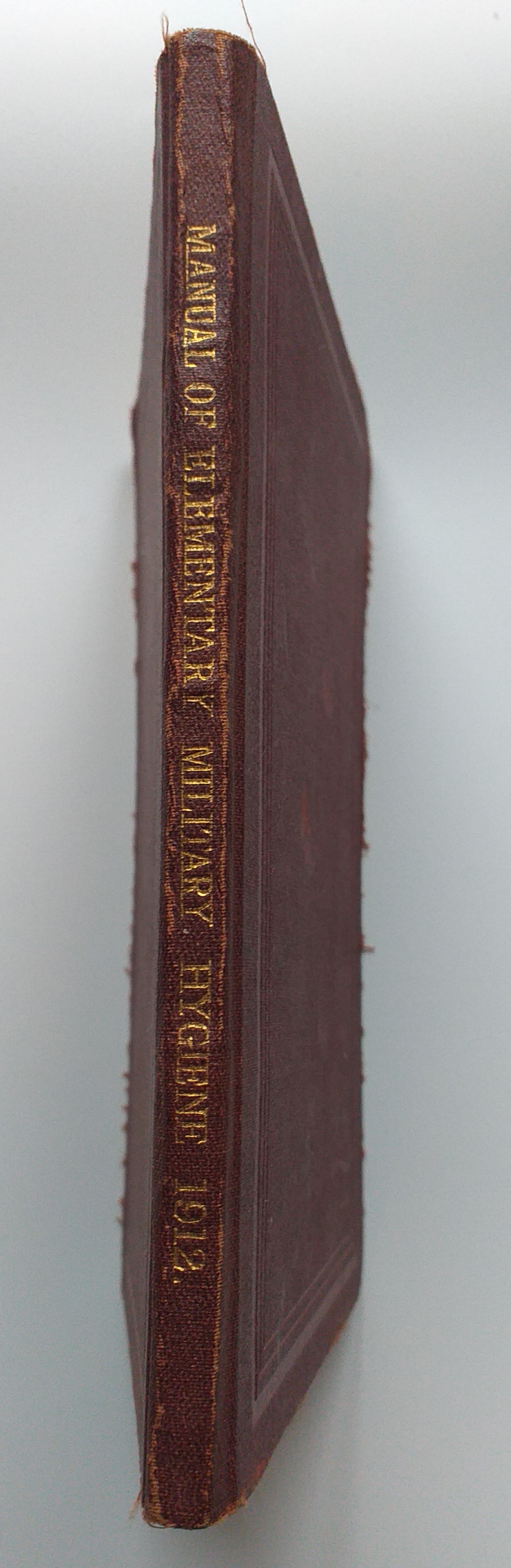 Image for Manual of Elementary Military Hygiene, 1912 Manual of Elementary Military Hygiene, 1912
