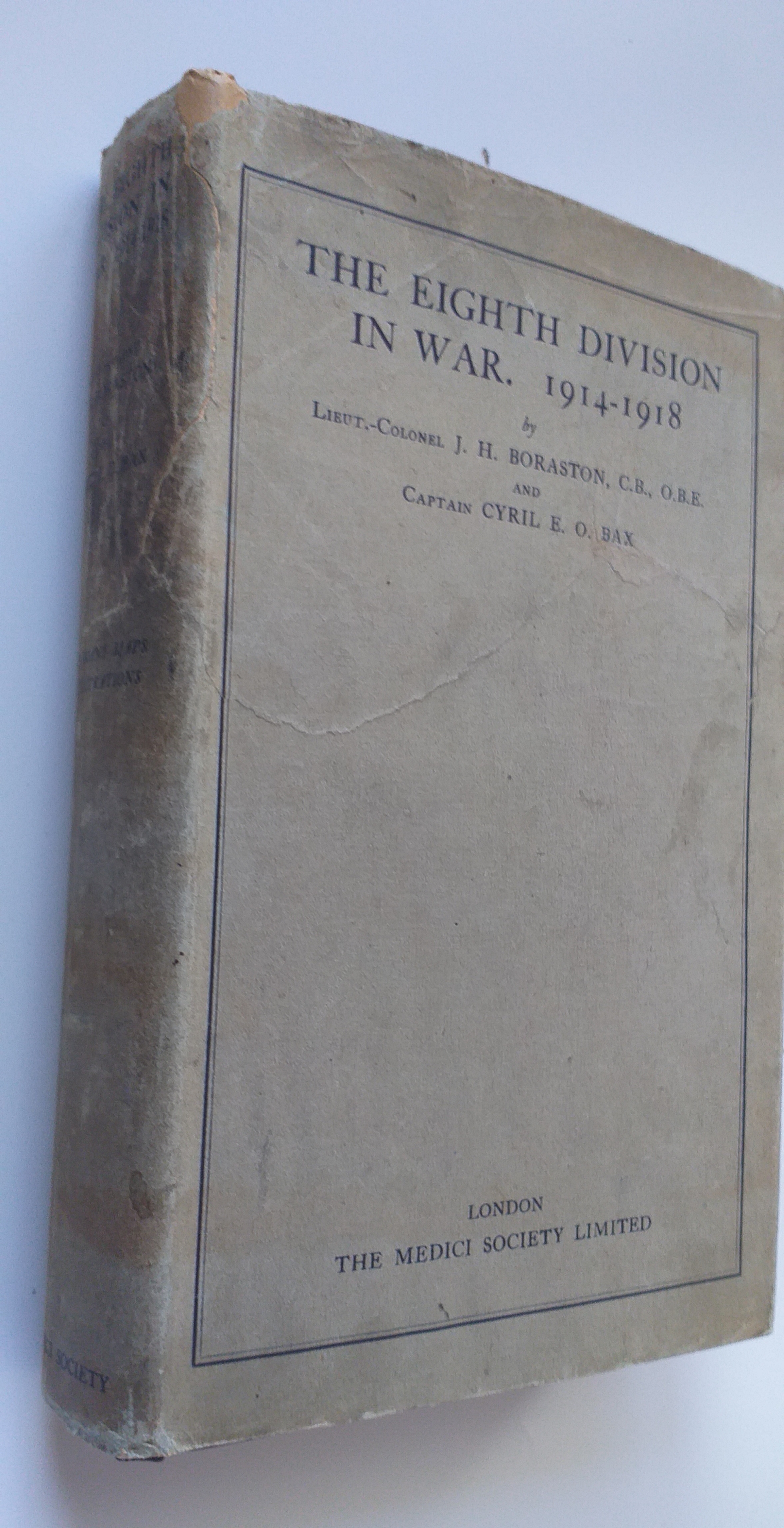 Image for The Eighth Division in War 1914-1918 The Eighth Division in War 1914-1918